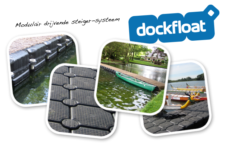 Modulair systeem van drijvende steigers